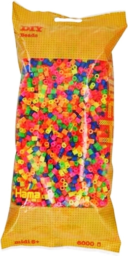 Neon iron-on beads 6000 pcs