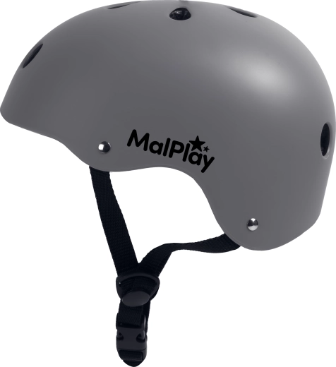 kinderfietshelm SafeKiddo grijs (S, 48–54 cm)