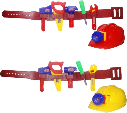 Set d’outils pour enfants avec ceinture et casque