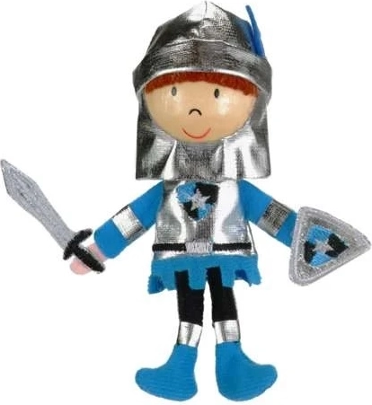 Vingerpoppetje Blauwe Ridder