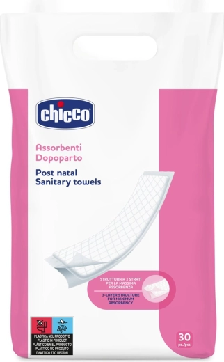Chicco serviettes post-partum 30 pcs