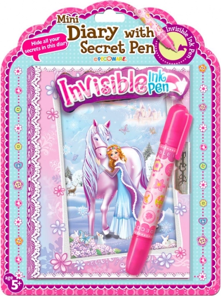 Diary with a secret UV pen and lock – Diary