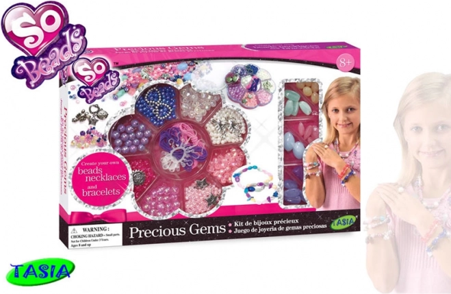 Tasia bead set sparkling gemstones