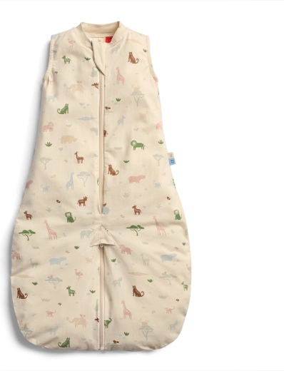 ErgoPouch 2-in-1 Sleep Bag and Suit in Organic Cotton Savannah 0.2 TOG (8–24 months, 8–14 kg)