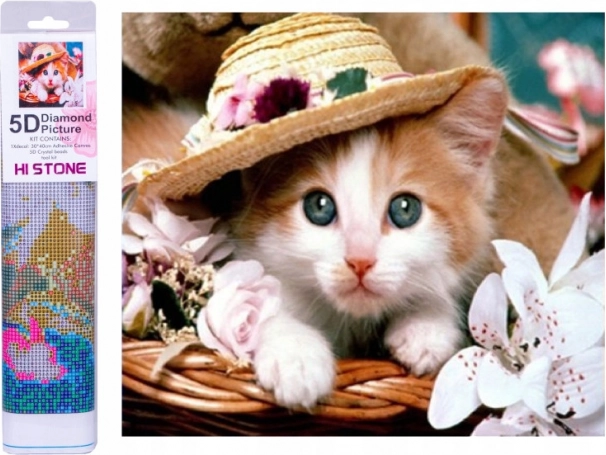 Diamond Mosaic - Cat in a Hat