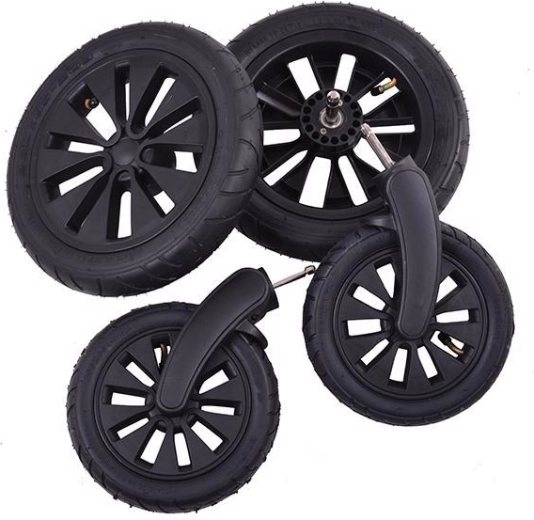 Set of inflatable wheels for PETITE&MARS Street+ stroller