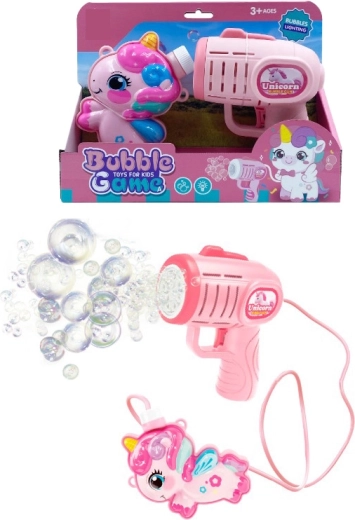 2-in-1 Unicorn Bubble Gun