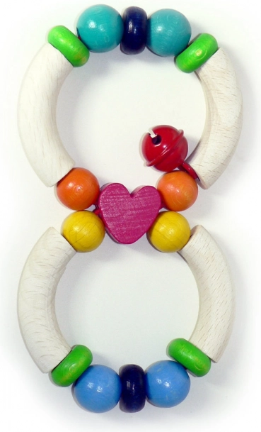 Hess Wooden Rattle Heart