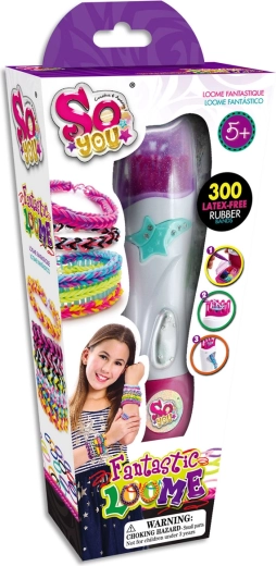 Tasia vlechtset voor het maken van armbandjes van elastiekjes – 300 stuks latexvrij