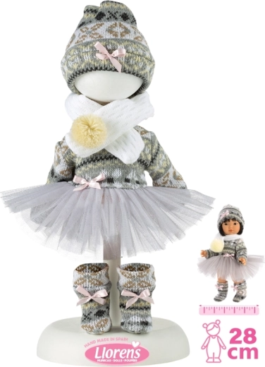 Llorens outfit for 28 cm doll – 5-piece winter set