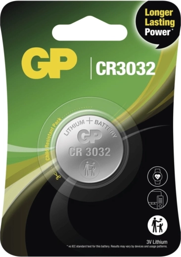 Lithium-Knopfzelle GP CR3032 3 V