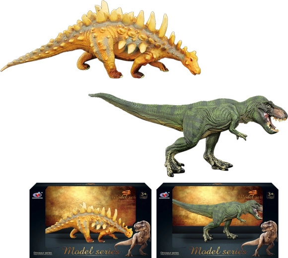 Monde des dinosaures – set de figurines de dinosaures, 2 types