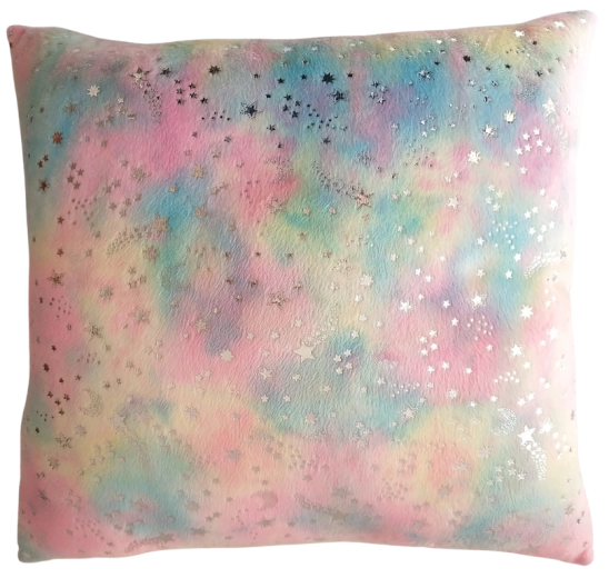 Rainbow Sky Pillow with Stars 37 cm