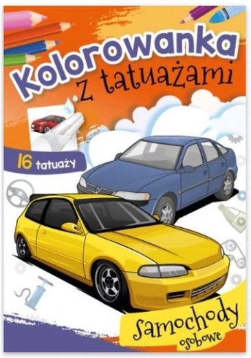 Klakson tattoo – coloriages et tatouages lavables (voitures)