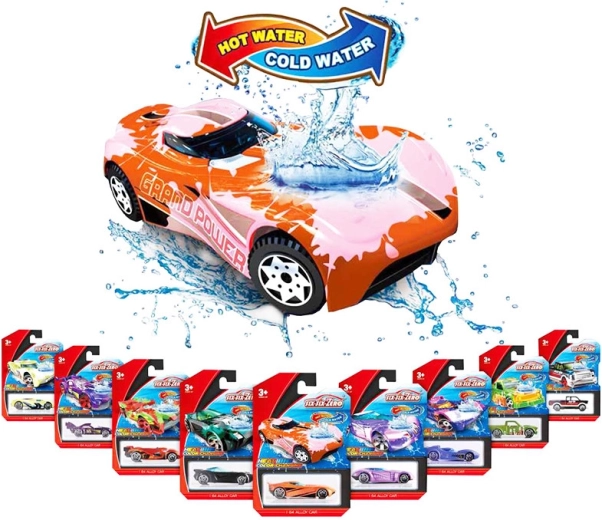 Metal color-changing sports car