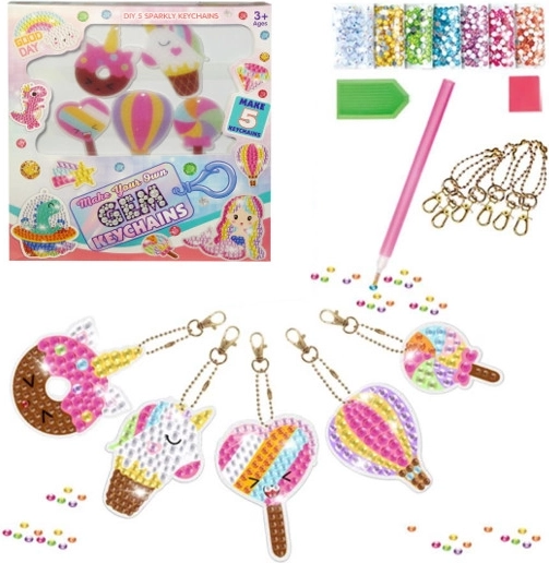 Creatieve doe-het-zelf set voor sleutelhangers