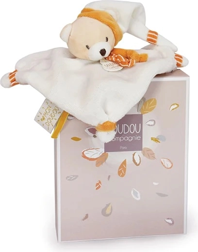 Doudou pluche knuffeldoekje beertje 20 cm