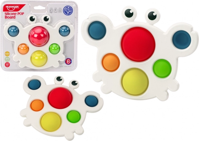 Silicone Sensorimotor Toy Crab Pop It