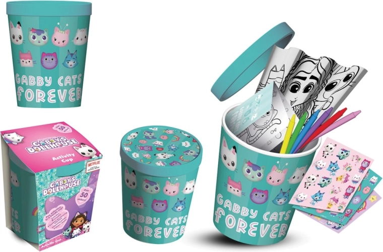 Kit créatif en gobelet La Maison magique de Gabby