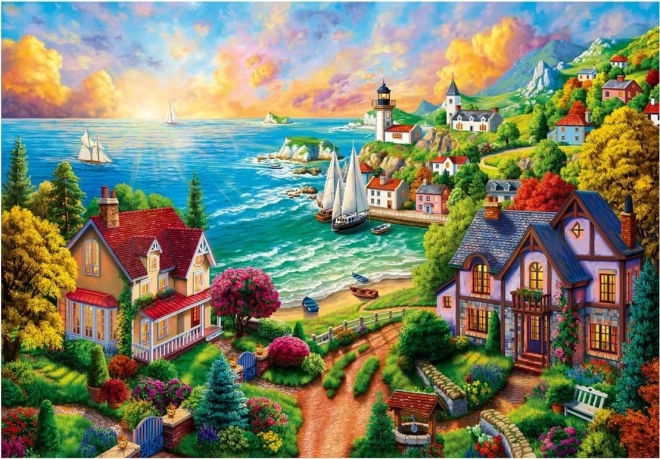 Puzzle Seaside Village 260 pieces ANATOLIAN