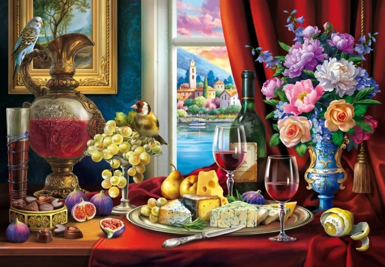 Wine Still Life Puzzle, 1000 Pieces