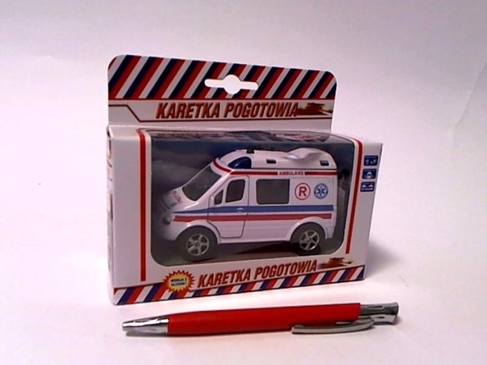 Ambulance (van) 11 cm avec sons et lumières