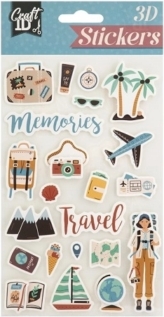 Stickers 3D voyage