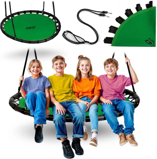 Schommel rond vogelnest NEO-SPORT Swingo 120 cm