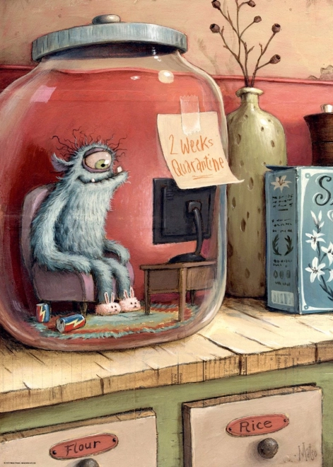 Puzzle Zozoville: Jarantine 1000 pieces