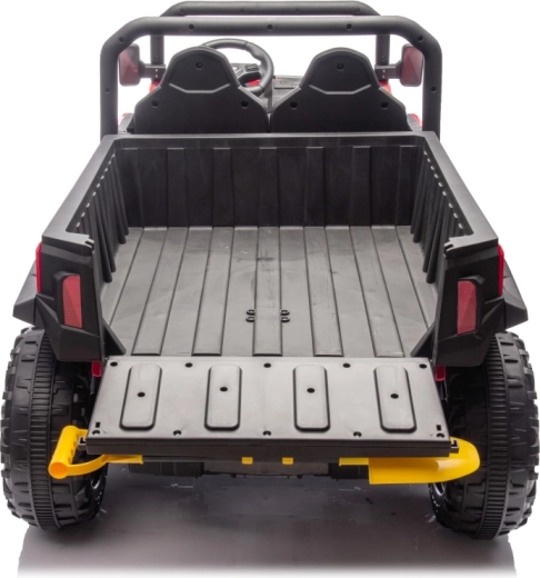 Voiture électrique pour enfants Farmer Truck X-POWER 24V – orange, 6 roues, benne basculante