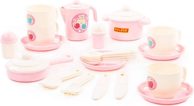 Set de cuisine pour enfants pour 4 personnes, 28 pièces