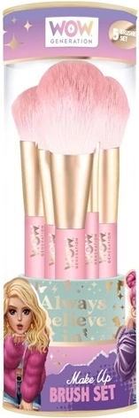 Ensemble de pinceaux de maquillage Wow Generation avec pot