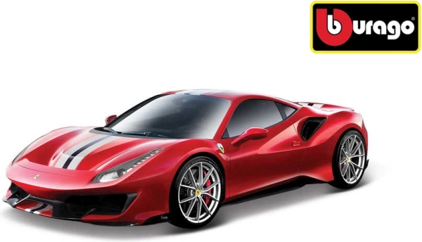 Metallmodell Bburago Ferrari 488 Pista 1:24 rot