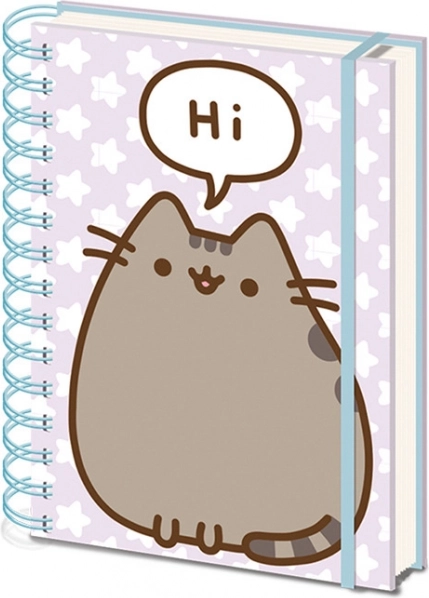 Lined A5 Notebook with Pusheen Design