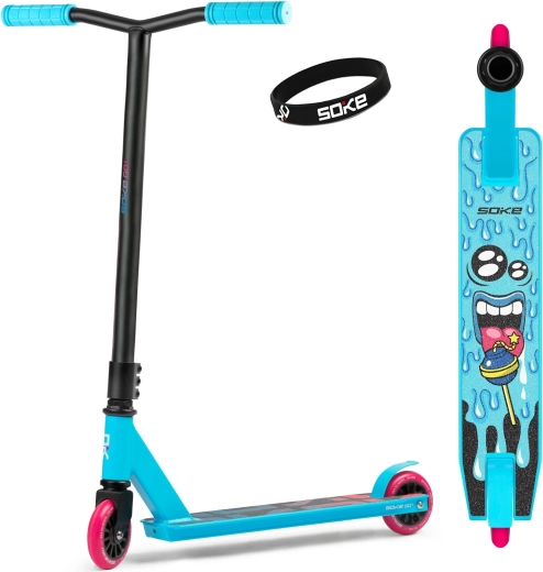 Trottinette freestyle SOKE GO! turquoise