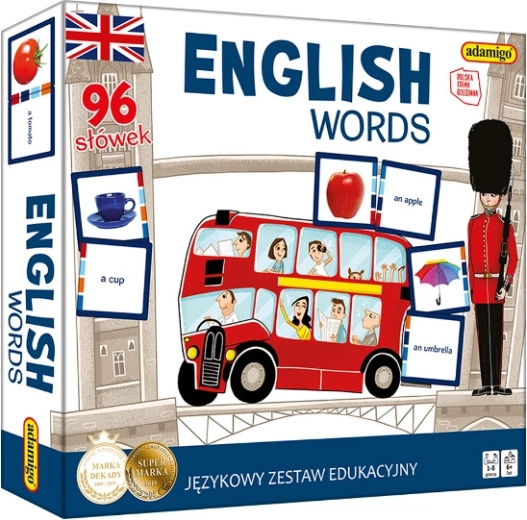 Language Learning Cards English Words