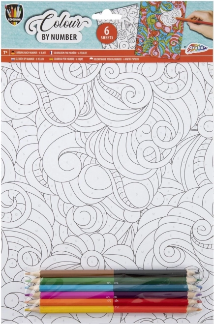 GRAFIX Paint-by-Numbers with Colored Pencils – Mandalas and Patterns