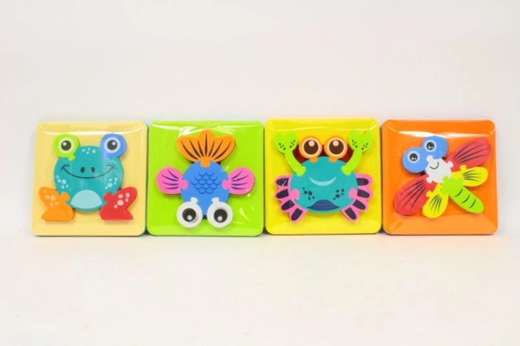 Puzzle en mousse – présentoir 12 pcs