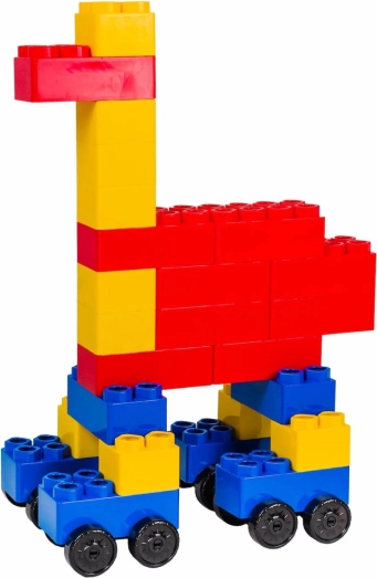 Construction Set Giant Vehicles and Slide 103 Pieces