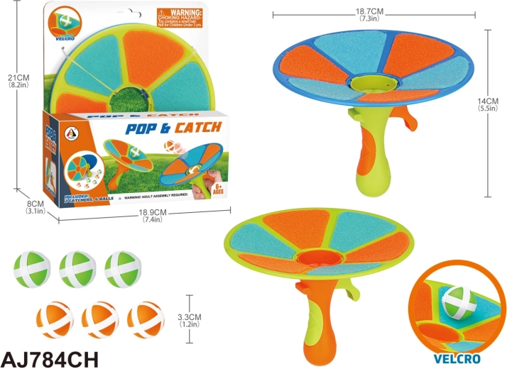 Velcro Catch Game – Set for Two Players