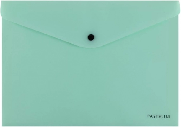 Pochette à pression A4 Pastelini verte