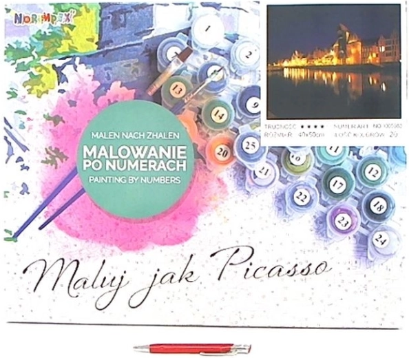 Paint by Numbers Gdańsk – Motława