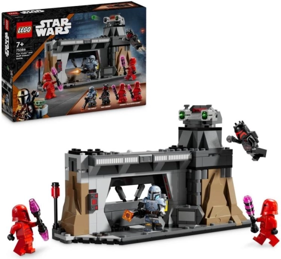 LEGO Star Wars duel tussen Paz Vizsla en Moff Gideon