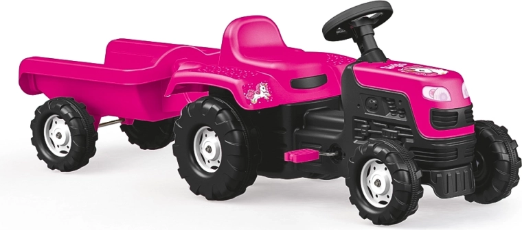 Pedal Tractor with Trailer Unicorn