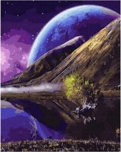 Norimpex diamond painting – planet 30 × 40 cm