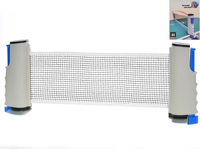 Filet de tennis de table avec support, extensible jusqu’à 175 cm