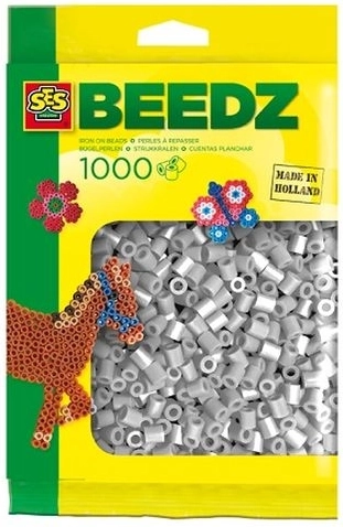 SES Creative perles à repasser 1000 pcs – grises