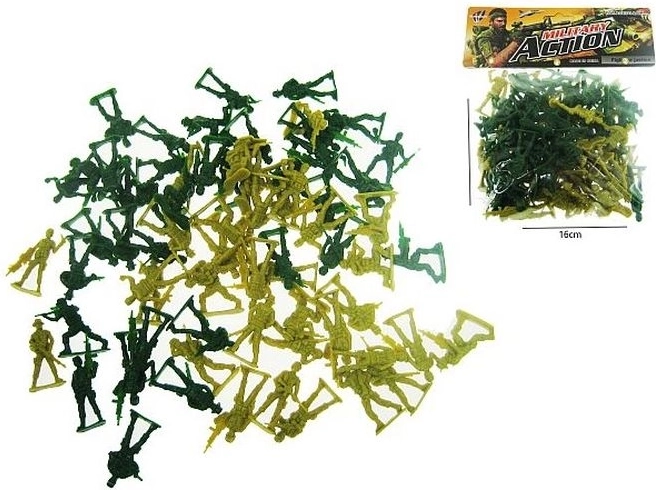 Set Army-Soldaten 72 Stk.
