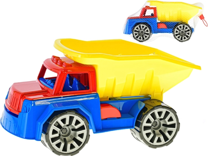 Plastic Dump Truck 29 cm in Mesh Net