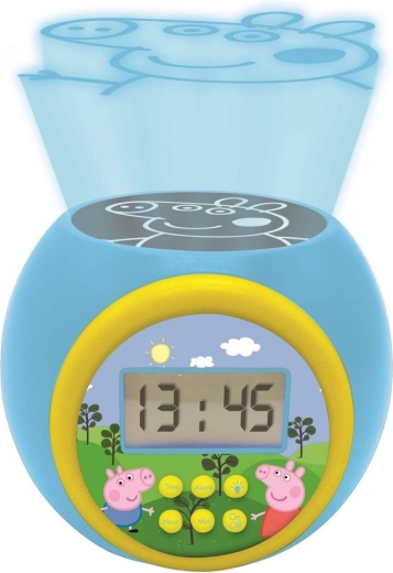 Children's alarm clock with projector PEPPA PIG and night light